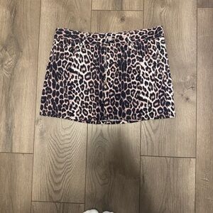PacSun Leopard Print Mini Skirt